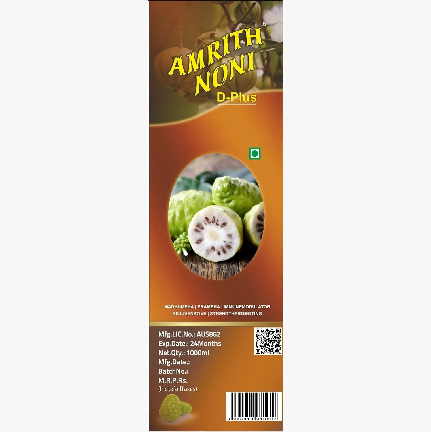 Amrith Noni D Plus Liquid 1000 ml 4.webp